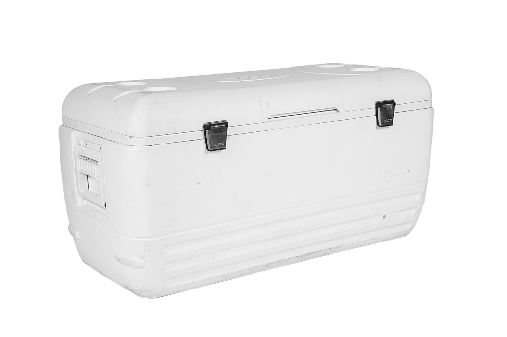 White Large Ice Chest Cooler | A Classic Party Rental