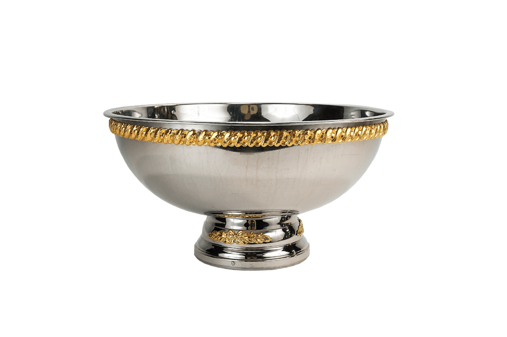 gold-trim-punch-bowls-a-classic-party-rental