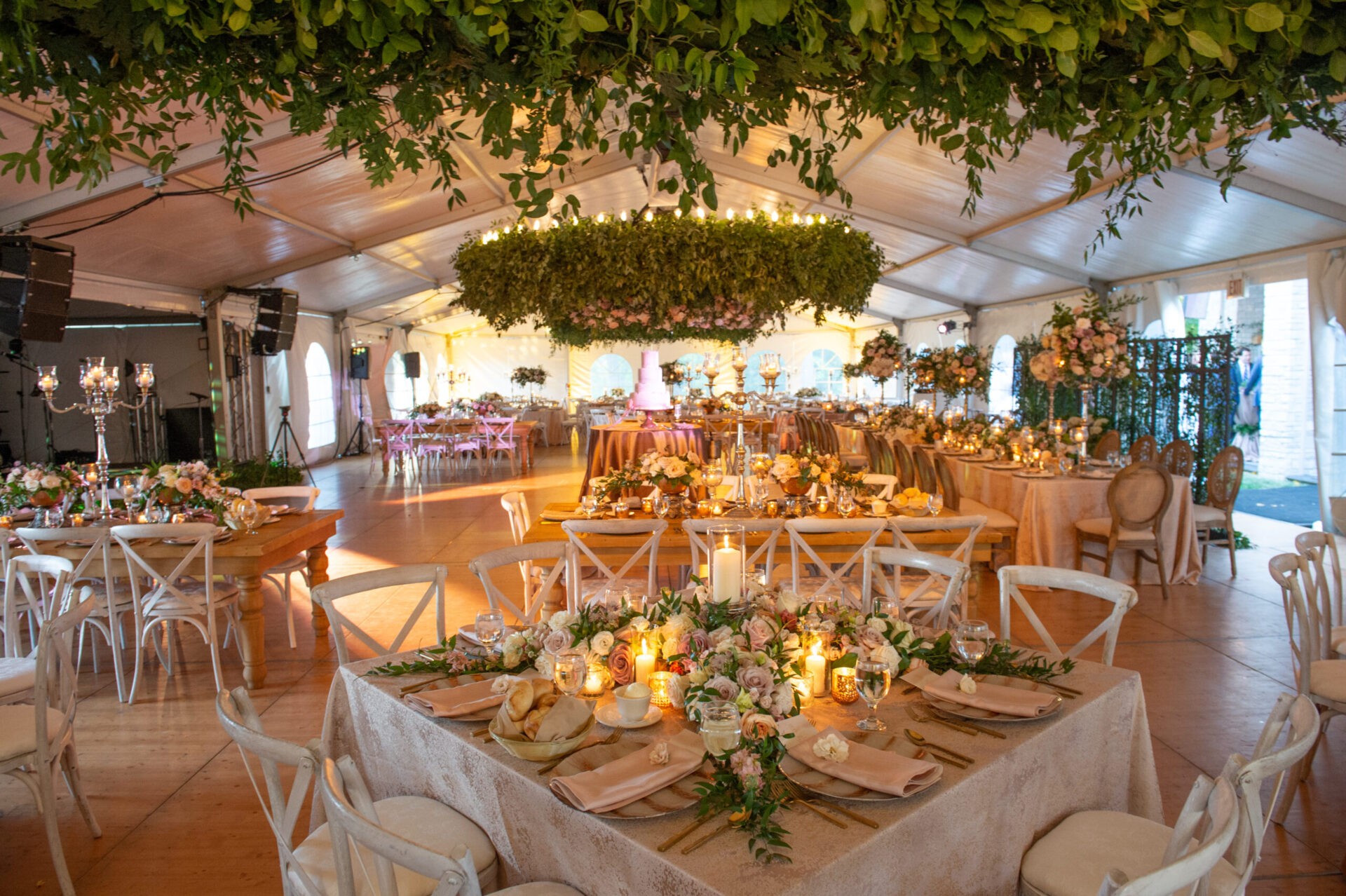 Tented Wedding at Crooked Stick | A Classic Party Rental